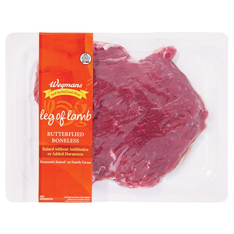 Wegmans Butterflied Boneless Leg of Lamb, Raised without Antibiotics