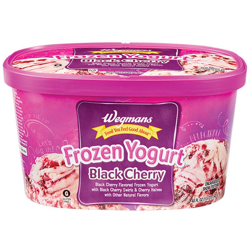 Wegmans Black Cherry Frozen Yogurt Wegmans