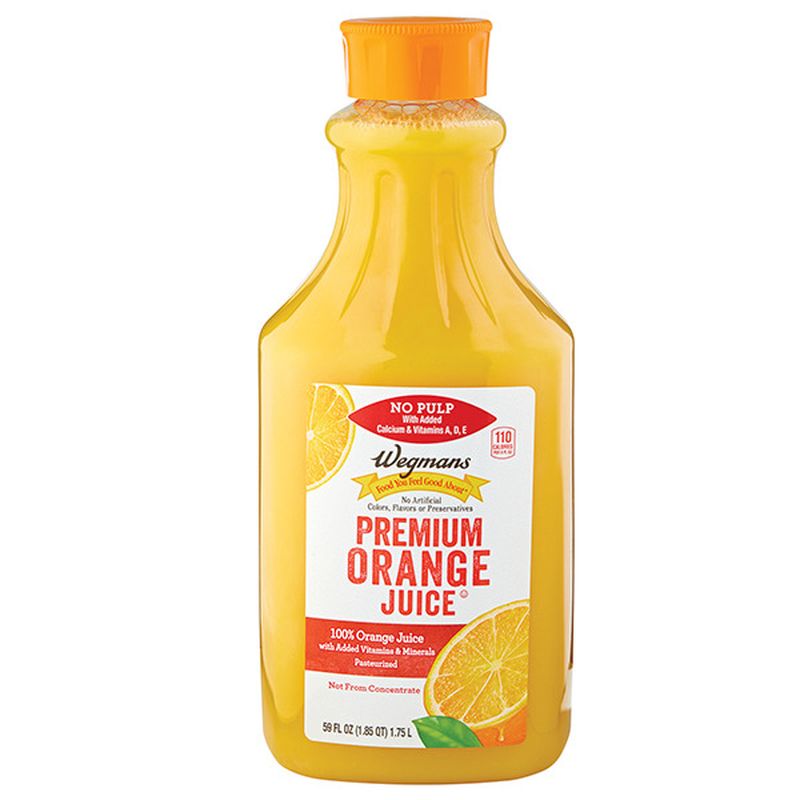 Wegmans Premium No Pulp Orange Juice with Calcium & Vitamins A, C, D