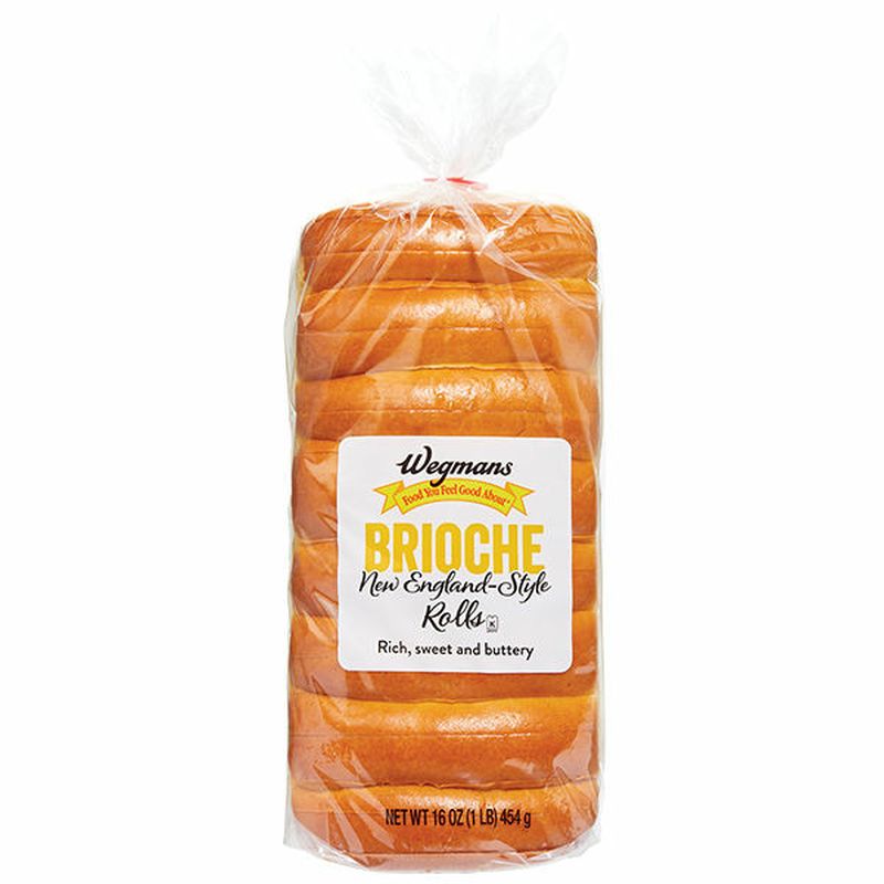 Wegmans New EnglandStyle Brioche Rolls, 8 Pack Wegmans