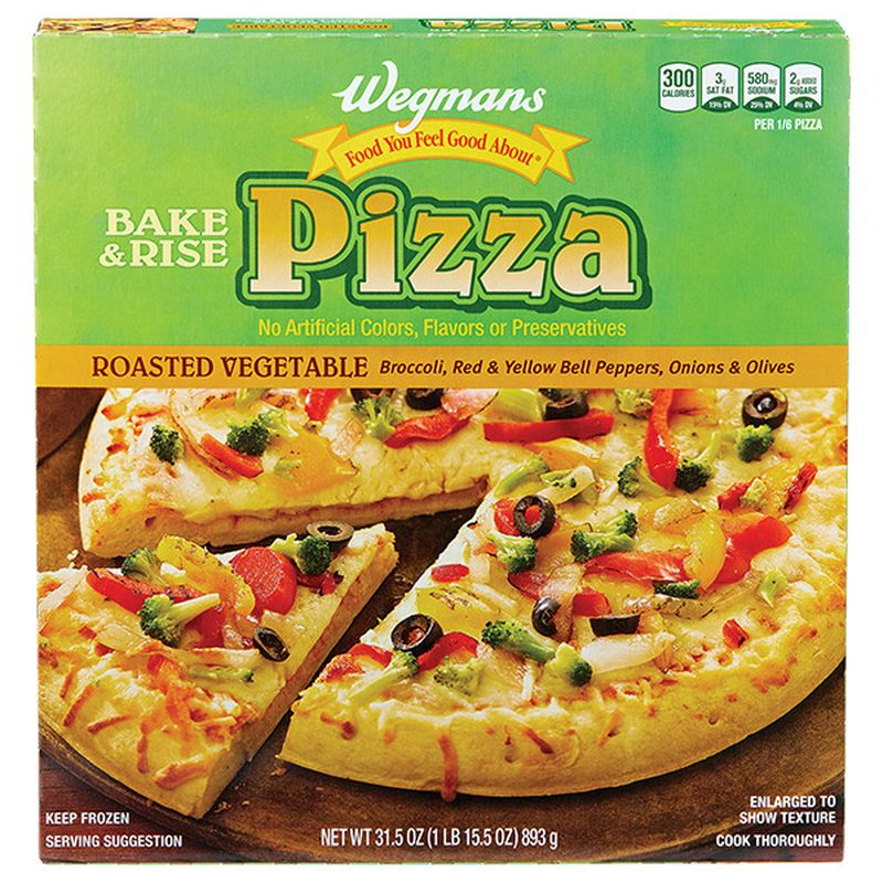 Wegmans Bake & Rise Roasted Vegetable Frozen Pizza Wegmans