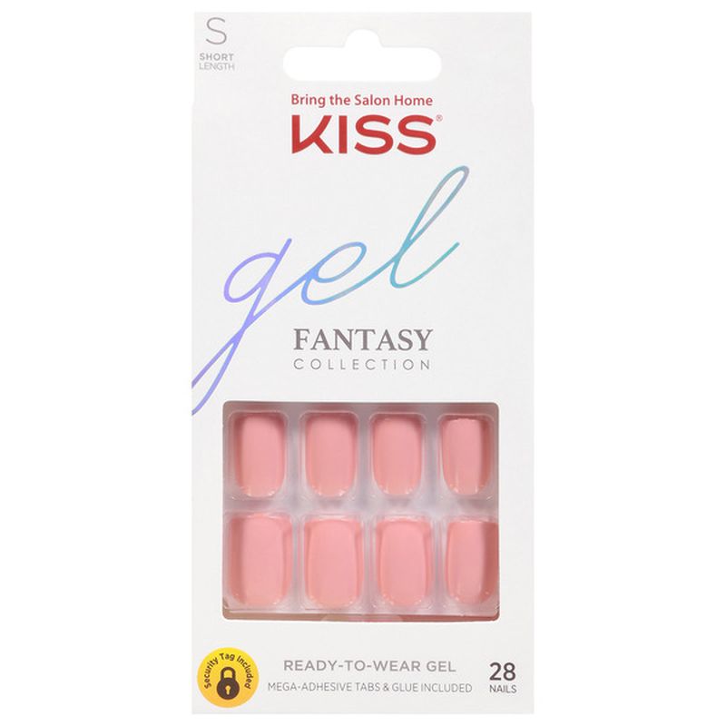 KISS Fantasy Collection Nails, Gel, Short Length Wegmans