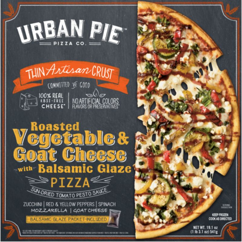 Urban Pie Pizza Co. Roasted Vegetable & Goat Cheese w/ Balsamic Glaze Thin  Crust Pizza, Shop Online, Shopping List, Digital Coupons