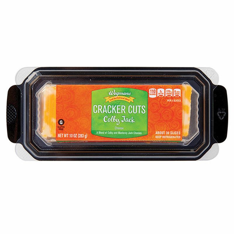 Wegmans Cheese, Colby Jack, Cracker Cut Wegmans