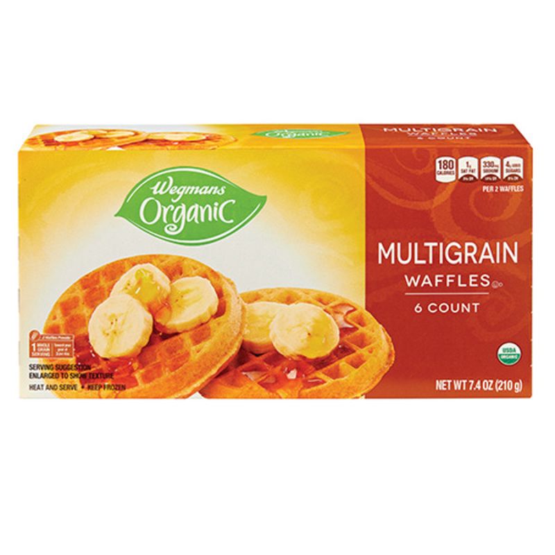 Wegmans Organic Waffles, Multi Grain Wegmans