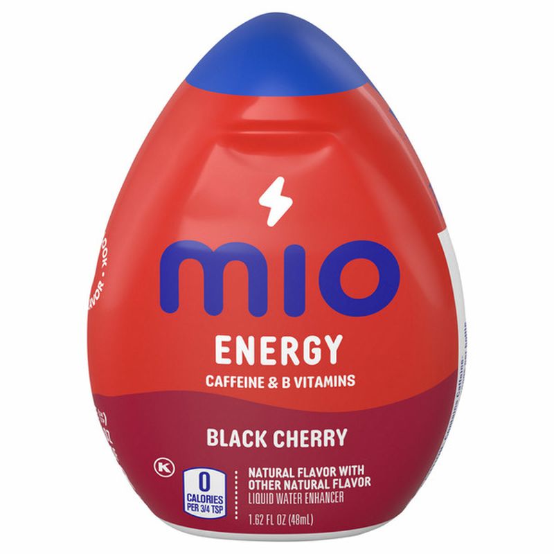 MiO Liquid Water Enhancer, Black Cherry, Energy Wegmans