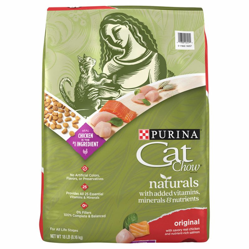 Purina Cat Chow Naturals Cat Food, Original, For All Life Stages Wegmans