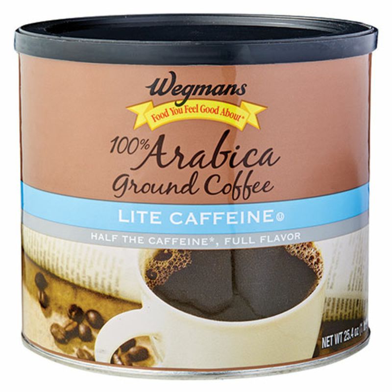 Wegmans Canned Lite Caffeine Ground Coffee, FAMILY PACK Wegmans