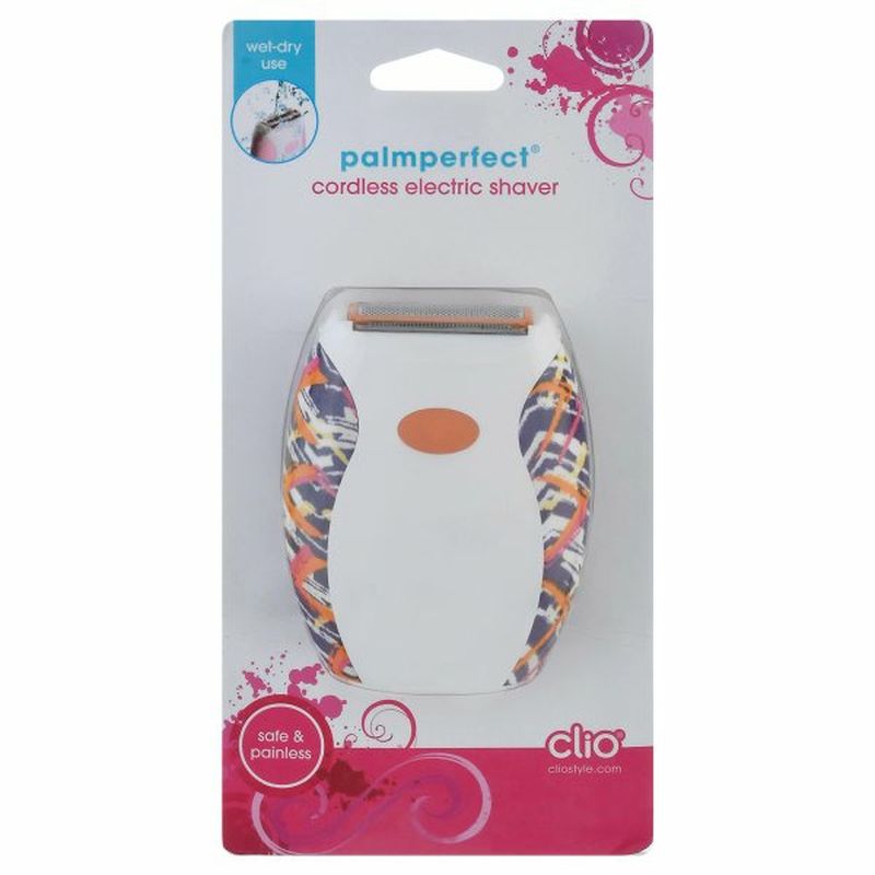 Clio PalmPerfect Electric Shaver, Cordless Wegmans