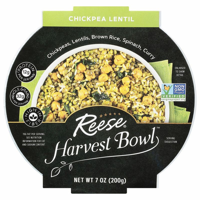 Reese's Harvest Bowl, Chickpea Lentil Wegmans