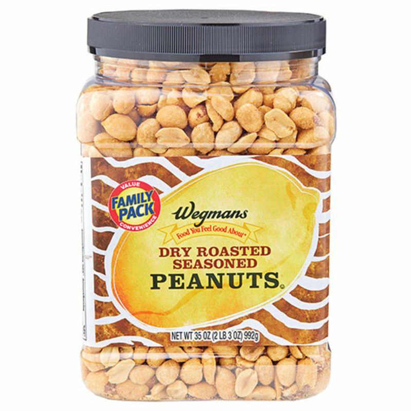 Wegmans Dry Roasted Seasoned Peanuts, FAMILY PACK Wegmans