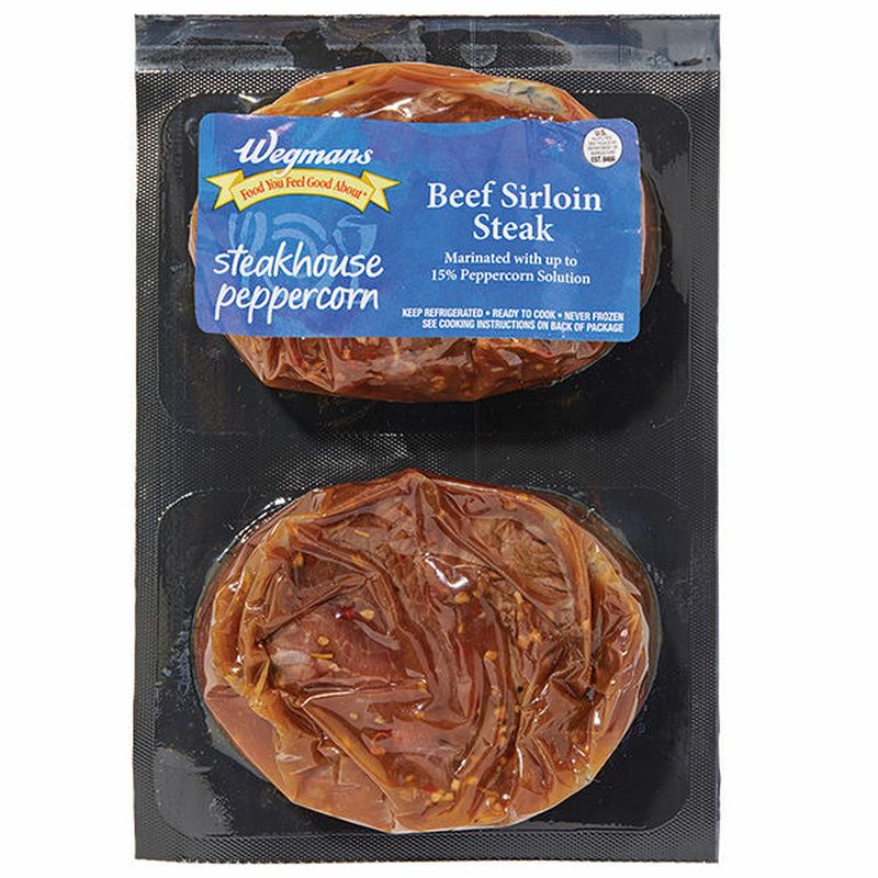 Wegmans Steakhouse Peppercorn Beef Sirloin Steak Wegmans