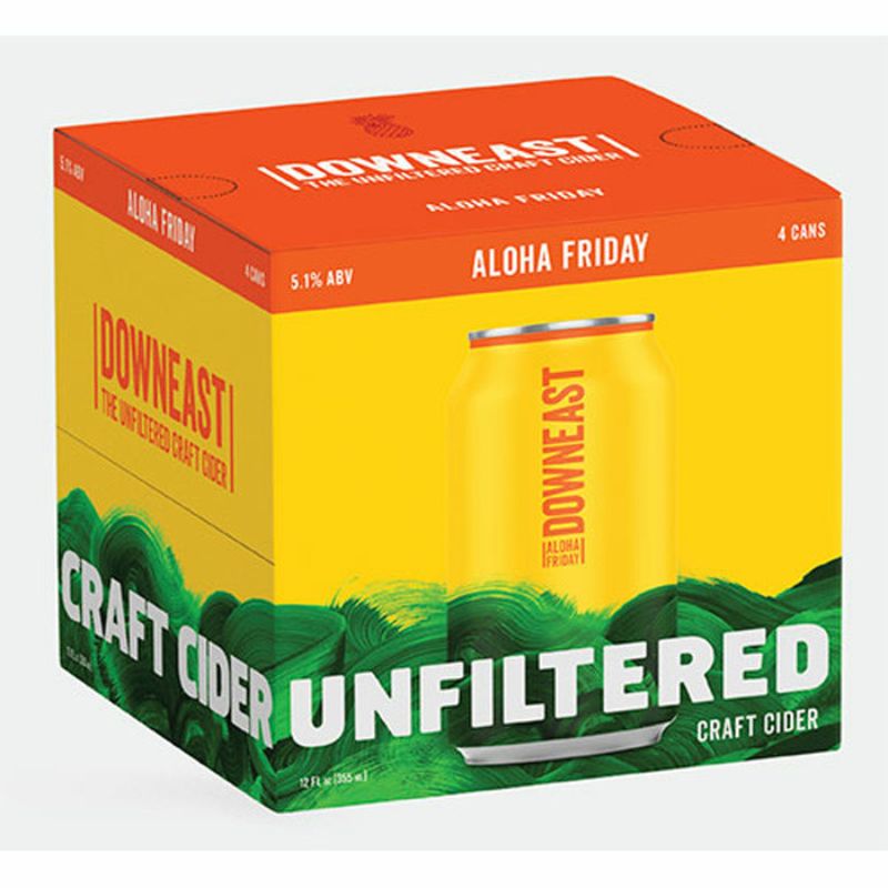 Downeast Seasonal Cider 4/12 oz cans Wegmans