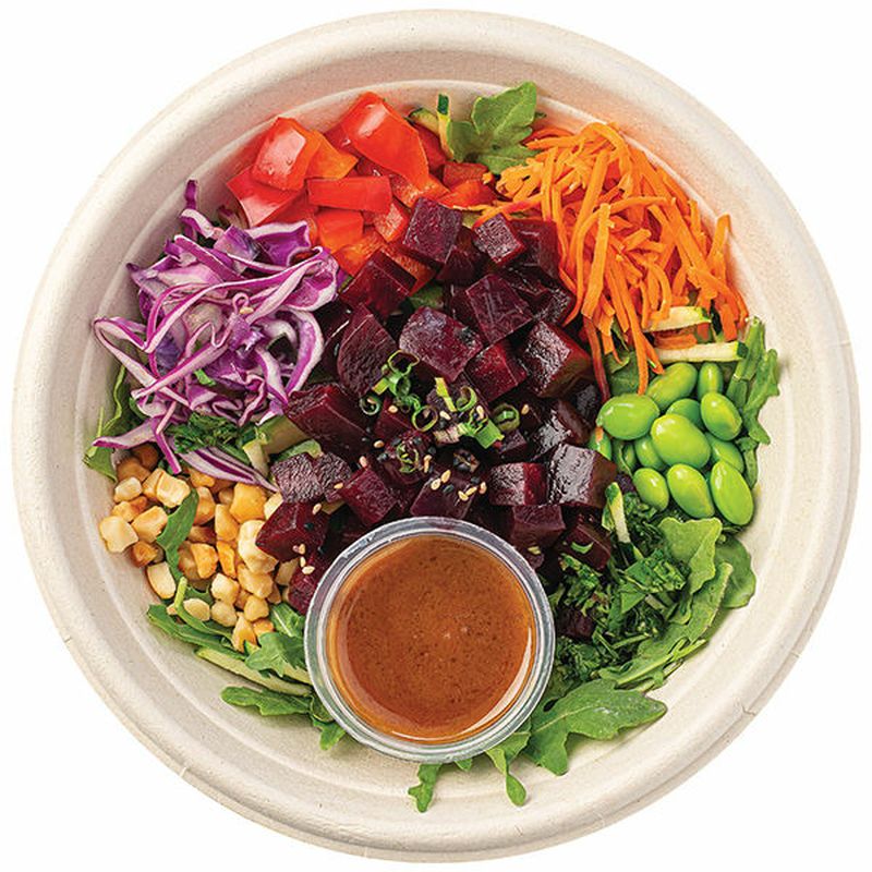 Wegmans Beet & Macadamia Poke Salad Bowl Wegmans