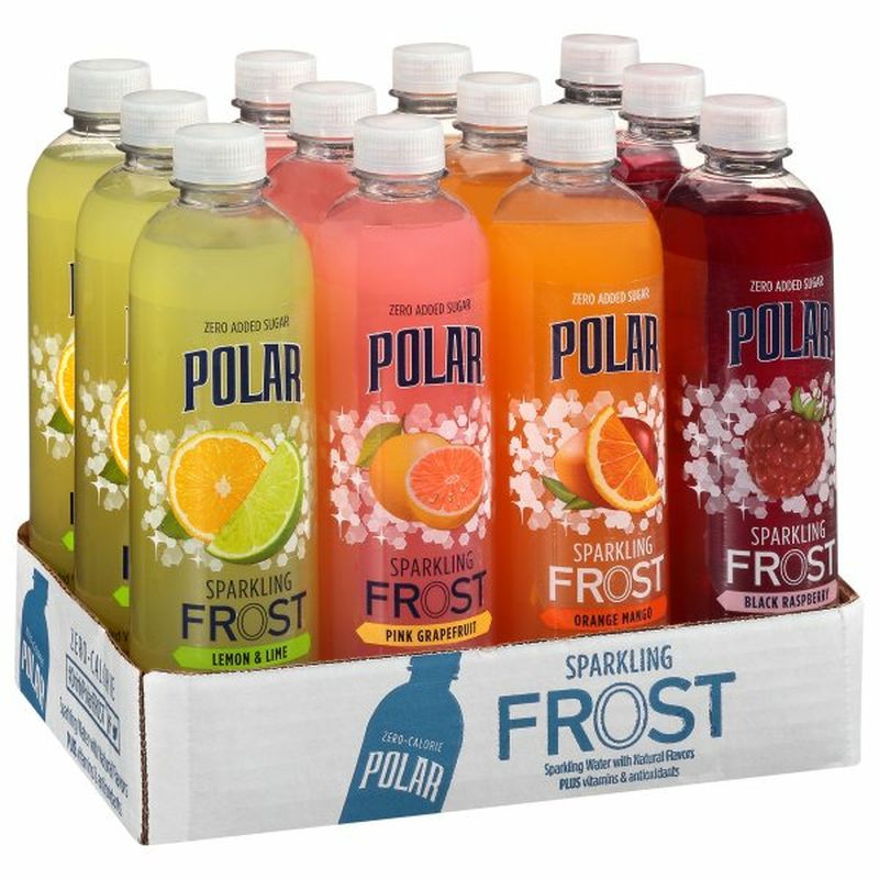 Polar Frost Sparkling Water, 4Flavor Rainbow Wegmans