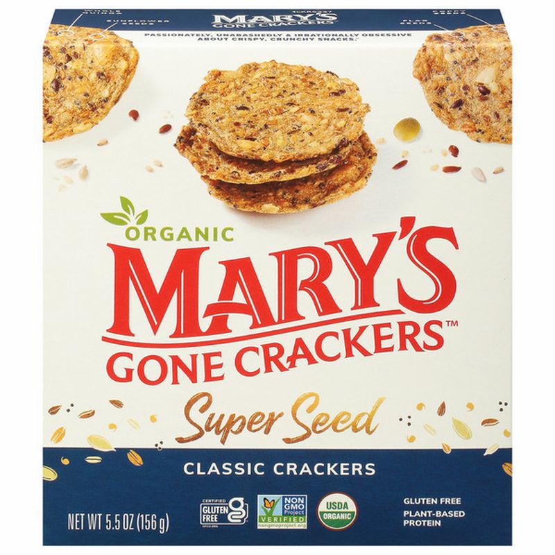 Mary's Gone Crackers Crackers, Organic, Classic, Super Seed Wegmans