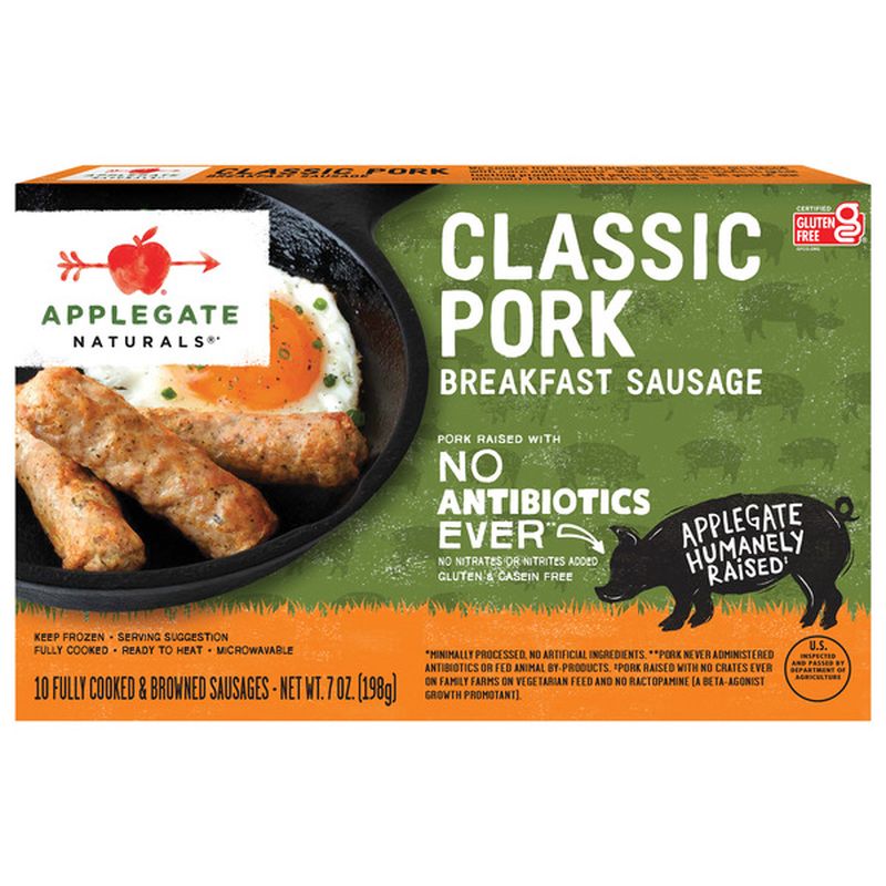 Applegate Naturals Breakfast Sausage, Classic Pork Wegmans
