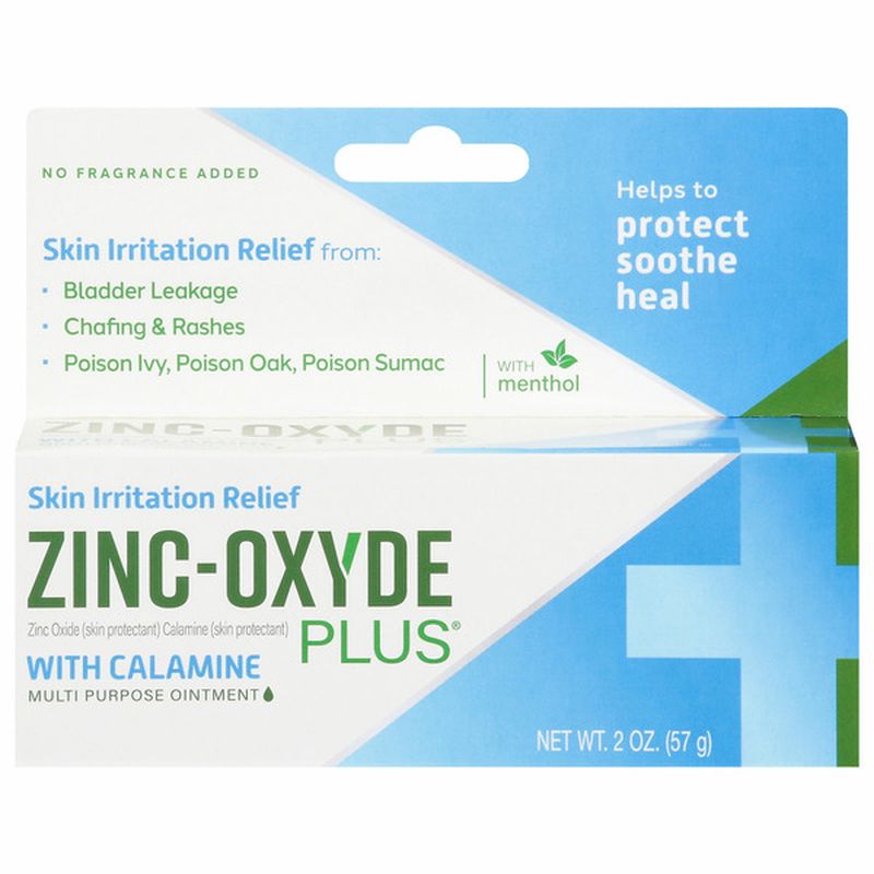 ZincOxyde Plus Skin Irritation Relief Wegmans