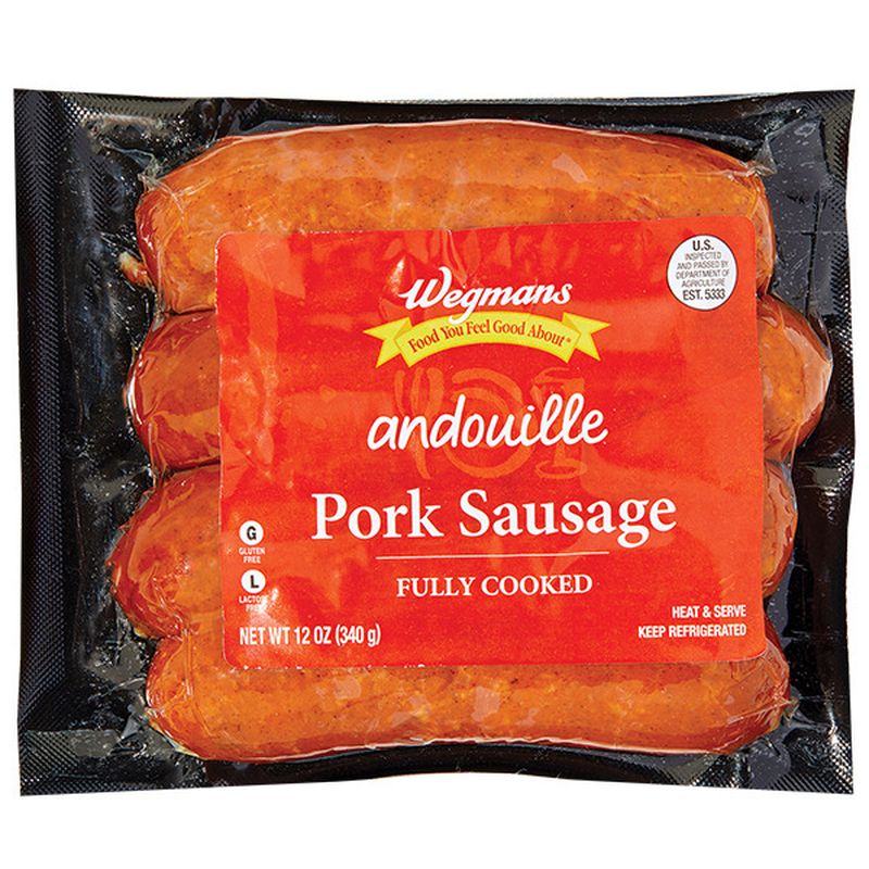 Wegmans Fully Cooked Andouille Pork Sausage Wegmans