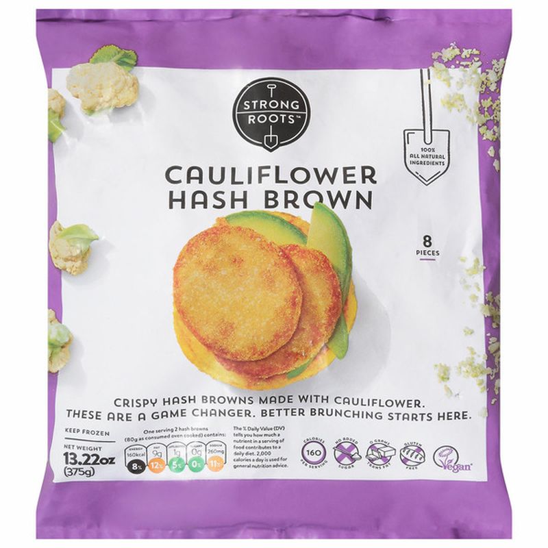 Strong Roots Hash Brown, Cauliflower Wegmans