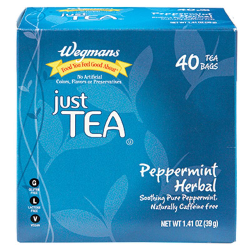 Wegmans Just Tea Peppermint Herbal Tea Bags Wegmans
