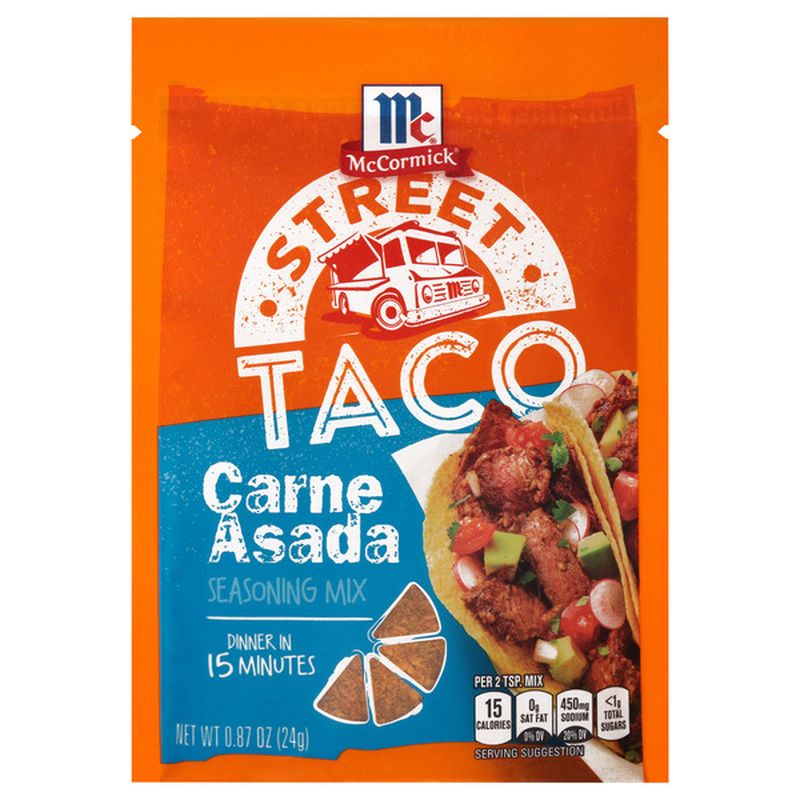 McCormick® Street Taco Street Taco Carne Asada Seasoning Mix Wegmans