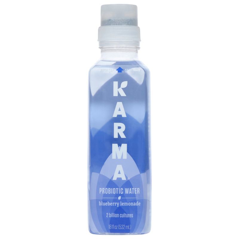 Karma Probiotic Water Water, Blueberry Lemonade, Probiotic Wegmans