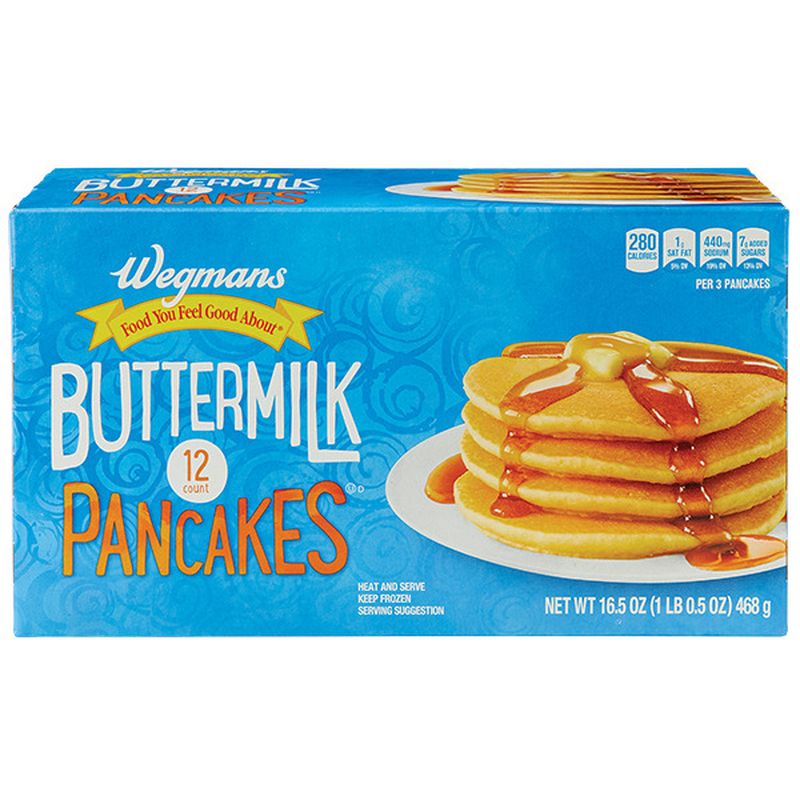 Wegmans Frozen Buttermilk Pancakes, 12 Count Wegmans