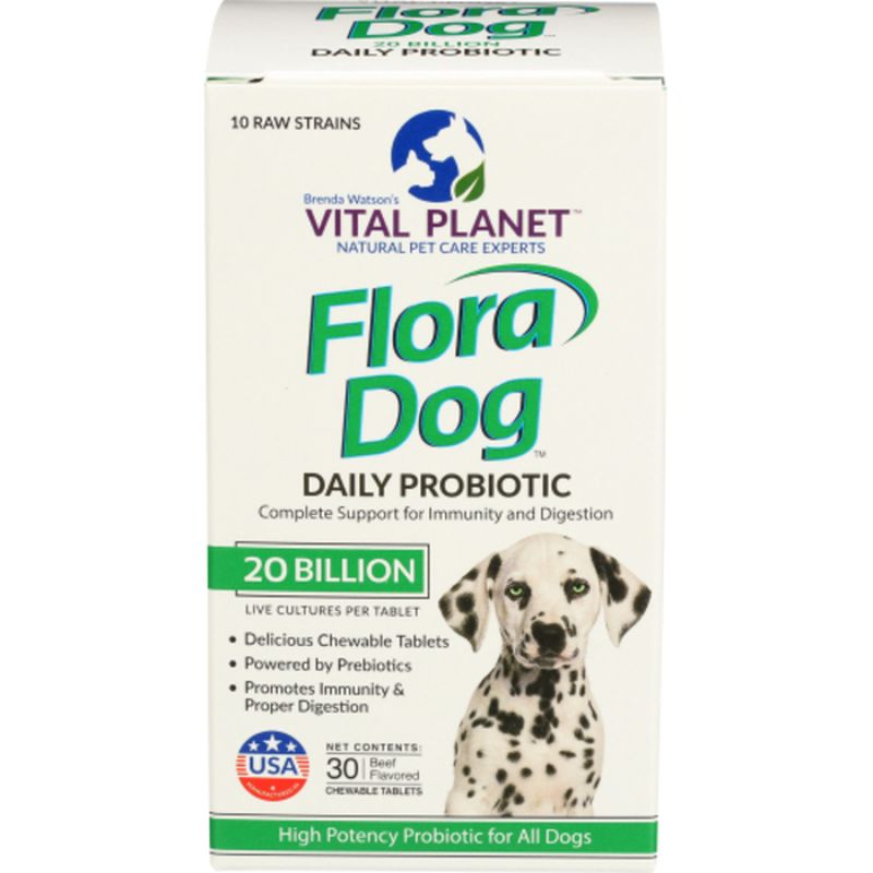 Flora dog daily probiotic top
