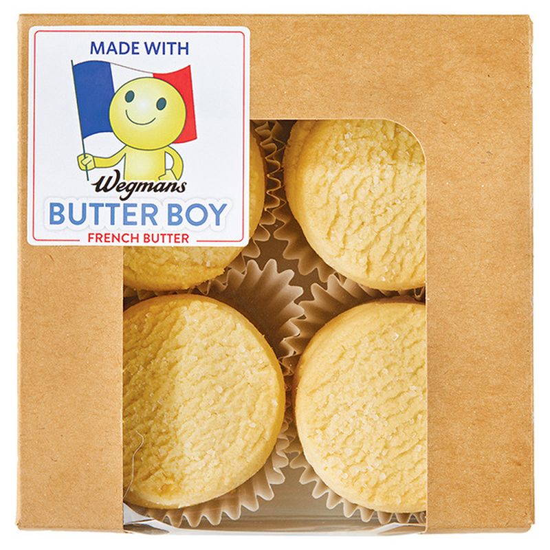 Wegmans Butter Boy Shortbread Cookies, 16 Pack Wegmans
