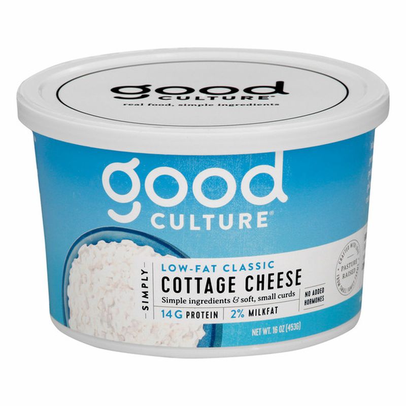 good culture Cottage Cheese, LowFat, Classic Wegmans