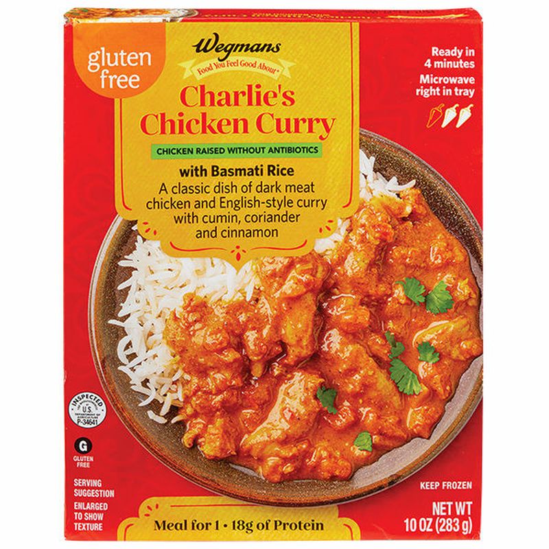 Wegmans Charlie's Chicken Curry with Basmati Rice Wegmans