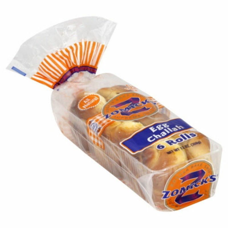 Zomick's Bread, Egg Challah, Rolls Wegmans