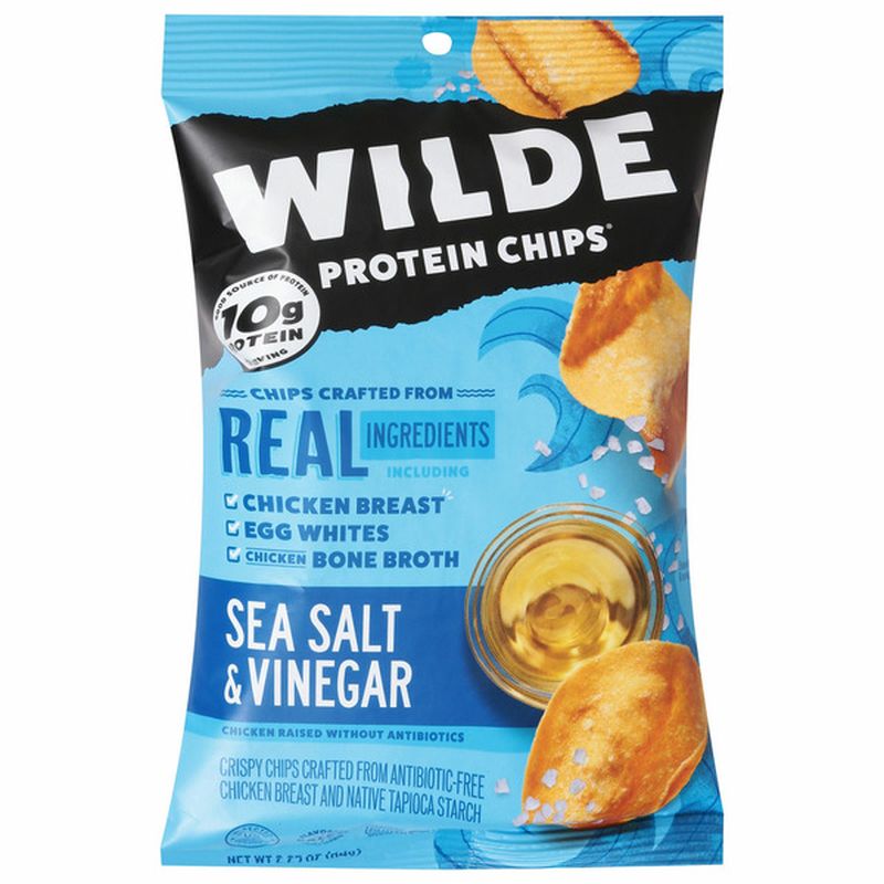 Wilde Chips Protein Chips, Sea Salt & Vinegar Wegmans