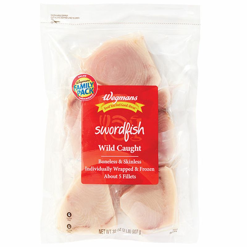 Wegmans Frozen Wild Caught Swordfish, FAMILY PACK Wegmans