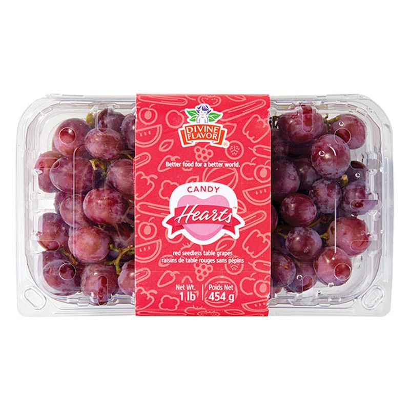 Candy Hearts Red Seedless Table Grapes Wegmans