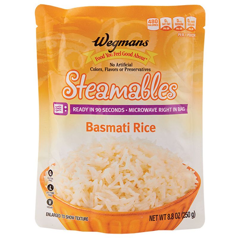 Wegmans Steamables Basmati Rice Wegmans