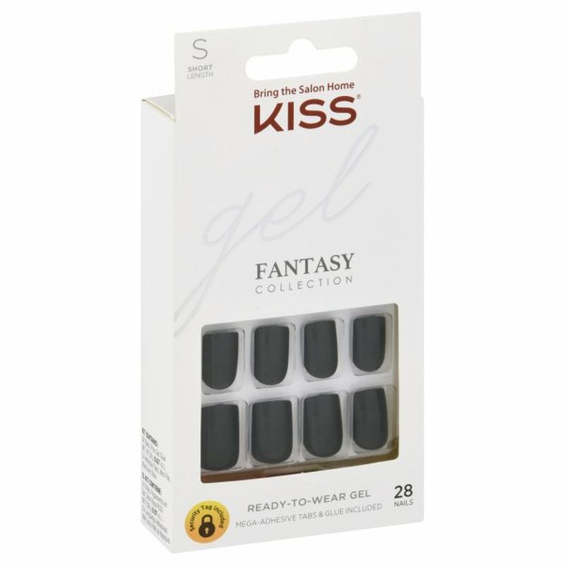 KISS Nail Kit, Gel, Fantasy Collection, Short Length Wegmans