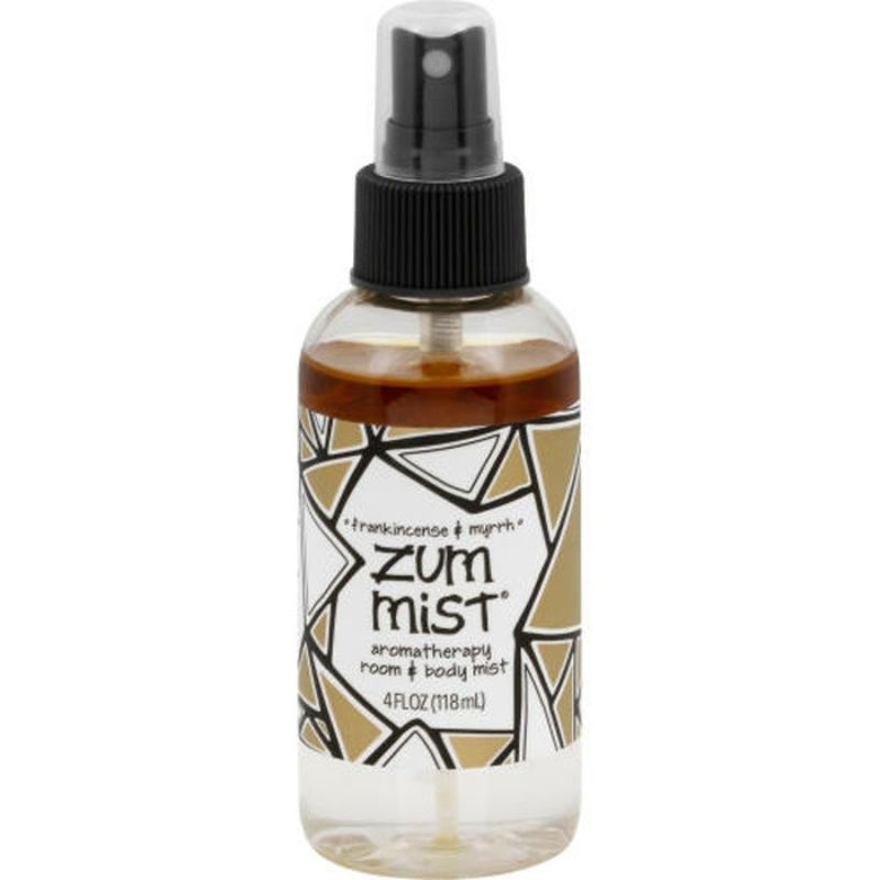 Zum Room & Body Mist, Aromatherapy, Frankincense & Myrrh Wegmans