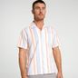 VRST Men's Performance Resort Shirt, XXL - Multi Harbor Stripe