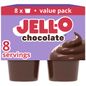 Jell-O Original Chocolate Refrigerated Pudding Cup Snacks Value Pack
