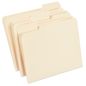 TRU RED 1/3 Cut Tab Letter Size Manila File Folder