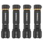 Duracell Hybrid Flashlight, 1500 Lumens, 4-count