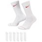Nike Everyday Elevated Crew Socks, L - White/Multi