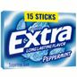 EXTRA Gum Peppermint Sugar Free Chewing Gum, Single Pack, 15 Stick