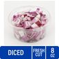 Fresh Cut Red Onions Diced