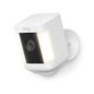 Ring White Battery Spotlight Cam Plus
