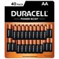 Duracell POWER BOOST Coppertop Alkaline AA Batteries, 40-count