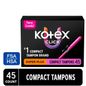 U by Kotex Tampons, Click, Compact, Super Plus Absorbency 45 Count