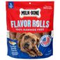 Milk-Bone Flavor Rolls Chicken Doodle Dandy Rawhide Free Dog Treats With Chicken